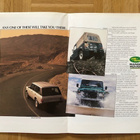 Esite Land Rover & Range Rover mallisto 1986 - pikkukuva 2