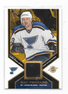 02-03 Pacific Game Worn #44 Ray Ferraro St Louis paitakortti