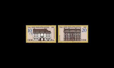 DDR 3118-9 ** Postimerkin päivä (1987)