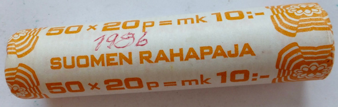 50 x 20 p 1986 Täysi Rulla