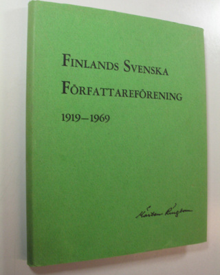 Mårten Ringbom : Finlands svenska författareförening 1919...