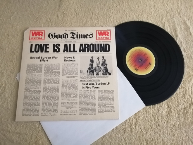 WAR FEATURING ERIC BURDON - Love Is All Around LP