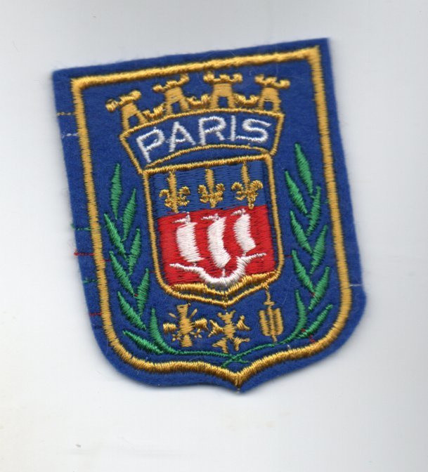 Ranska: Paris /matkailu/hihamerkki, kangasta