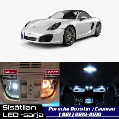 Porsche Boxster (981) Sisätilan LED-sarja 17-osa