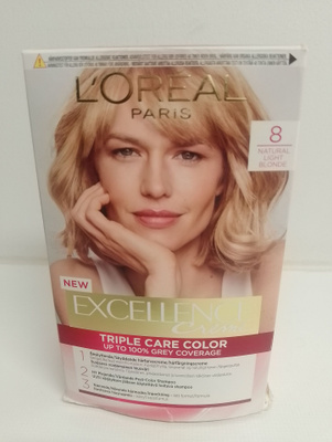 L'oreal Paris Excellence Creme 8 natural light blonde