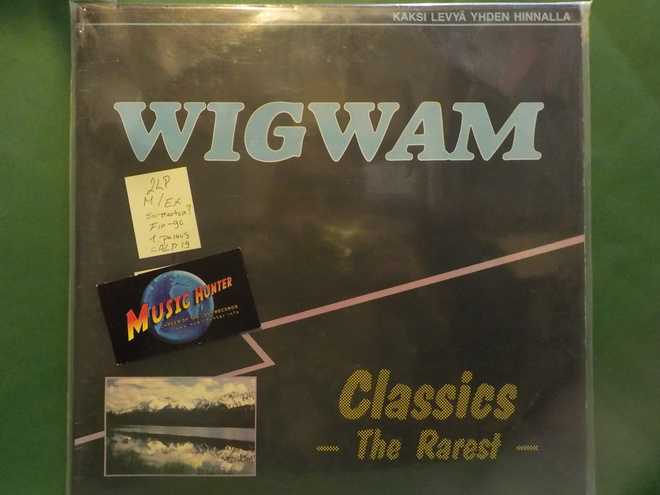 WIGWAM - CLASSICS-THE RAREST - FIN 1990 1ST.PAINOS M/EX 2LP