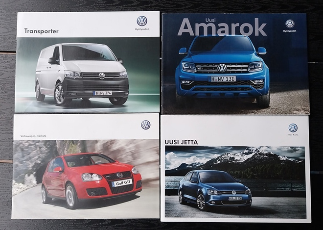 VW 14 esitettä Transporter Amarok Golf jetta Polo Grafter