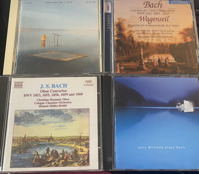 Bach x 4. Neljä cd-levyä
