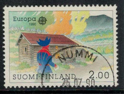 1990 Eurooppa 2,00 mk lähes loisto NUMMI -90