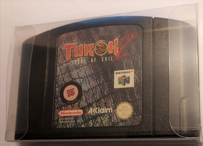 * Turok 2 Seeds of Evil N64 PAL+ Uusi Suojakotelo Lue Kuvaus
