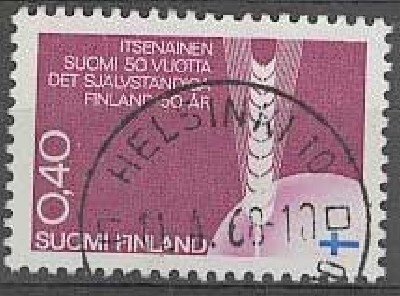 1967 itsenäisyys 40p loisto HELSINKI -68