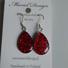 Mariel Design korvakorut 2 paria pinkki ja punainen - pikkukuva 3