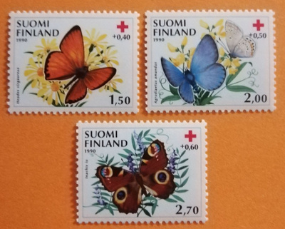 SUOMI 1990 PR-Perhosia