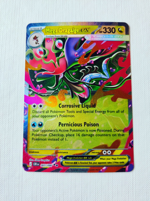 Mega Dragalge ex 065/086 Mega Evolution Holo Rare