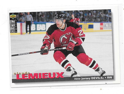 1995-96 Collector`s Choice #262 Claude Lemieux New Jersey