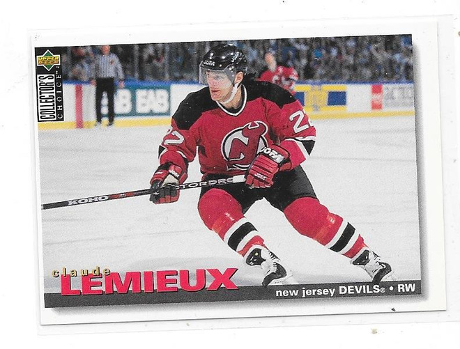 1995-96 Collector`s Choice #262 Claude Lemieux New Jersey