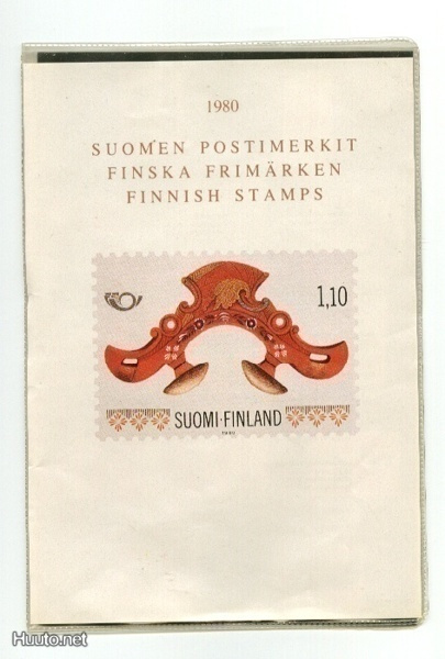 Suomi Postimerkkien vuosilajitelma v 1980