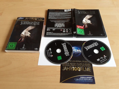Schindler's List - GE Region 2 DVD (Universal, 2DVD's)