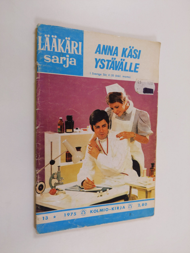 Lääkärisarja nro 13/1975 : Anna käsi ystävälle