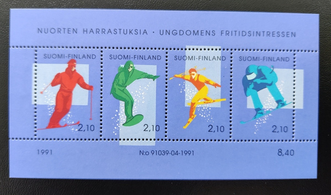 1991 blokki BL8 - Nuorten harrastuksia - laskettelu **