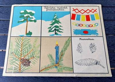 Opetustaulu Tilgmann n. 41,2 x 32,5 cm koulutaulu