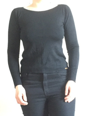 Koucla musta neule one size