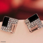 + 324 .. Fashion Elegant Lady Shine Crystal .. Korvakorut - pikkukuva 1