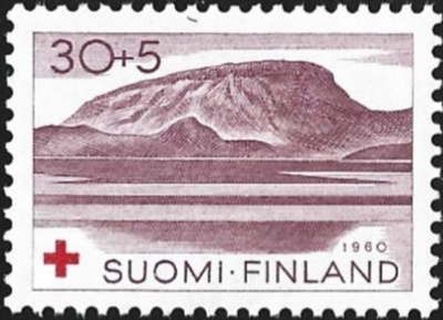 1960 Punainen Risti Saanatunturi 30 + 5 mk **  LaPe 530