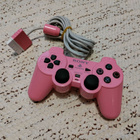 Pinkki Sony PlayStation 2 PS2 ohjain alkuperäinen - pikkukuva 1