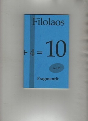 Filolaos: Fragmentit, Jyväs-Ainola 2006, nid., K4