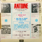 ANTOINE: Bonjour salut. 7" EP (PS) - pikkukuva 2