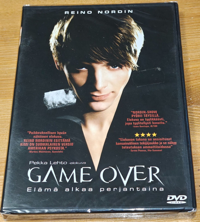 Game over -dvd (2005) (mm.Reino Nordin) (Uusi,muoveissa!)