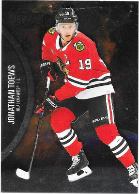 2021-22 Metal Universe #71 Jonathan Toews , Chicago