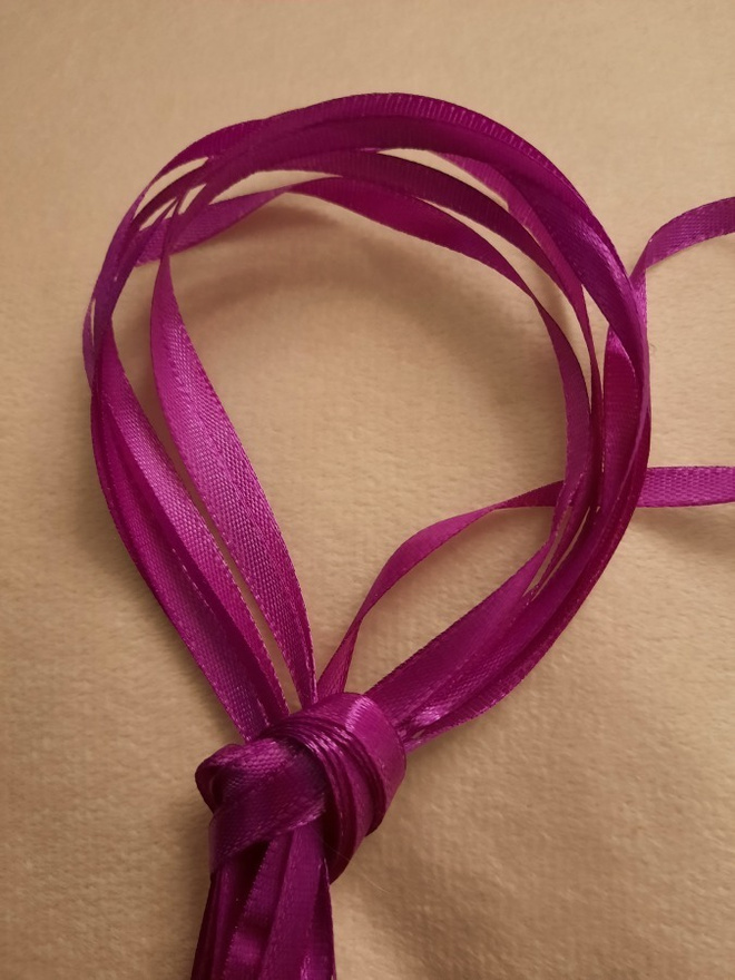 Tumma violetti satiininauha 300cm