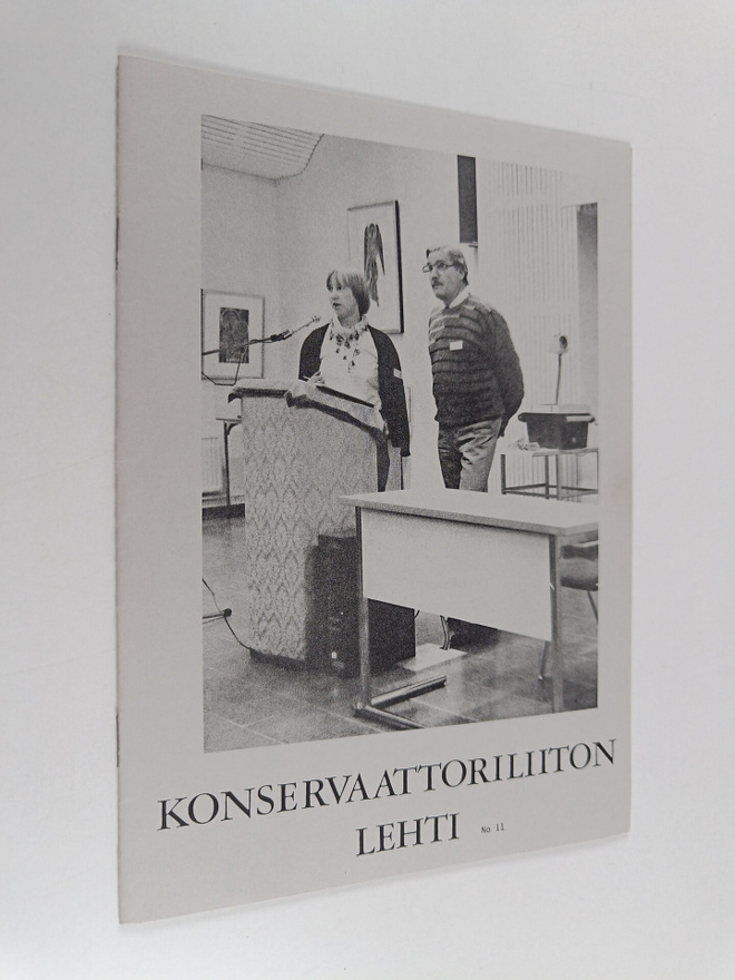 Konservaattoriliiton lehti n:o 11, lokakuu 1985