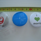 Pinssi badge 3 kpl JAL WDC 2012 i love Morris - pikkukuva 3