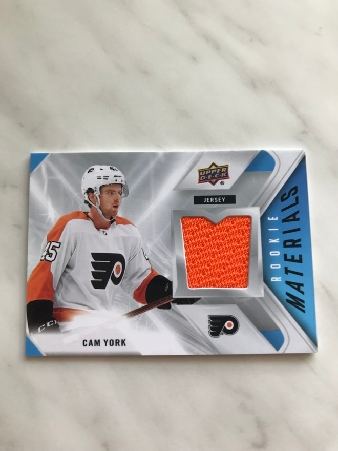 2021-22 Upper Deck Rookie Materials Cam York #RM-CY