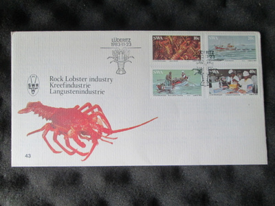 FDC Lounais-Afrikka 1983: Hummeriteollisuus