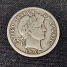 USA Barber dime 1916 - pikkukuva 1