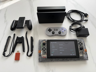 Nintendo Switch (HAC-001 Picofly, JoyCon halleffect tatit)