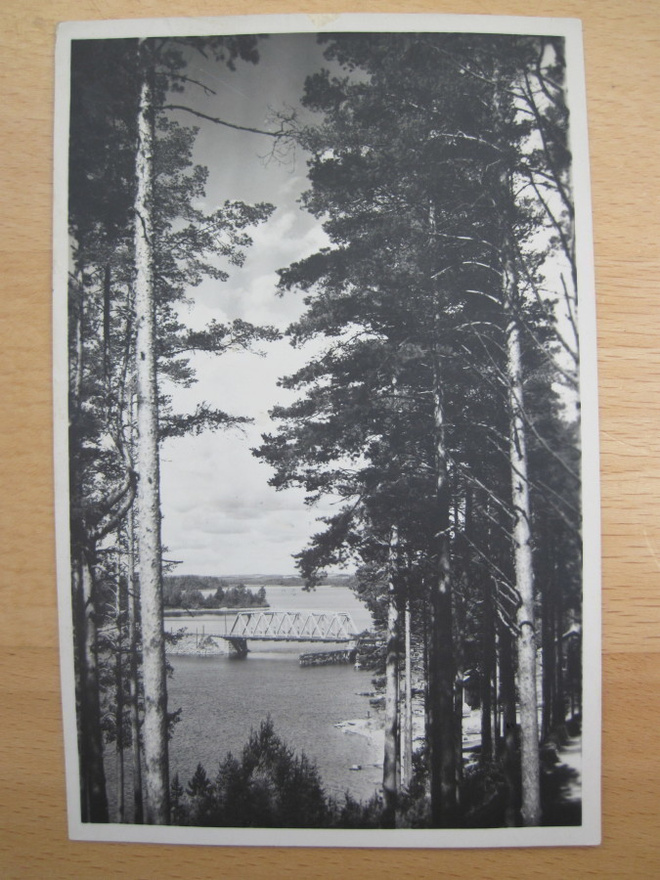 VANHA Postikortti Punkaharju 1935