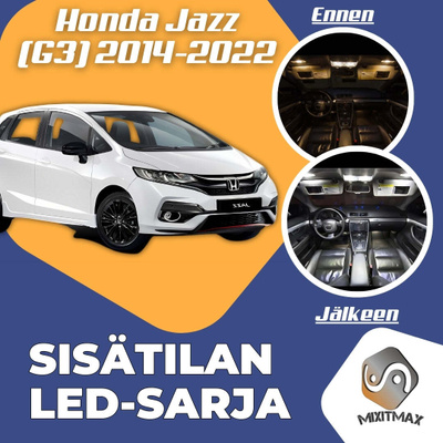 Honda Jazz (G3) Sisätilan LED-sarja 6-osainen