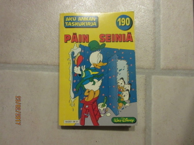 Aku Ankan taskukirja 190 - Päin seiniä (1.Painos)