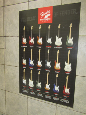 VANHA FENDER STRATOCASTER JULISTE