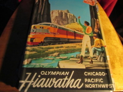 Peltikyltti juna Olympian Hiawatha