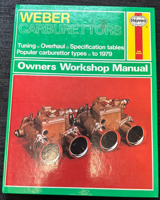 Haynes 393 Weber Carburettors korjausopas