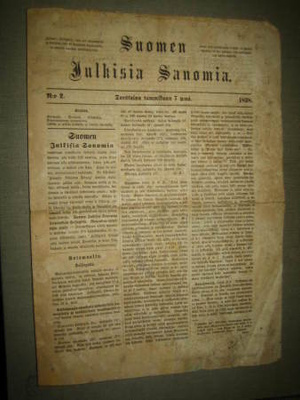 Sanomalehti: Suomen Julkisia Sanomia 7.1.1858
