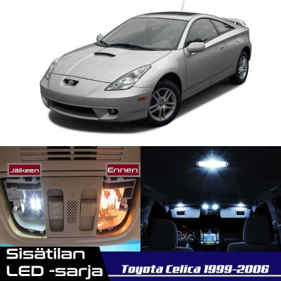 Toyota Celica (T230) Sisätilan LED-sarja 8-osain