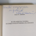 Aimo O. Aaltonen : Ratkaisevia vuosia Suomen poliittisess... - pikkukuva 3
