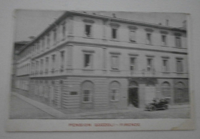 Firenze, Pensionaatti Gozzoli, mv vanha mainospk, ei p.